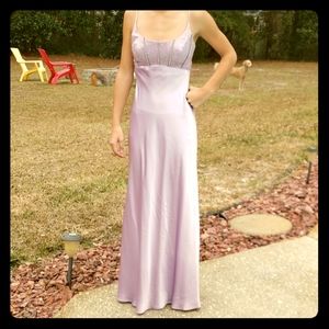 Beautiful lavender dress with beading